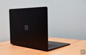 MS surface laptop 4 matt black